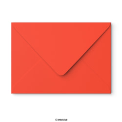 162x229 mm (C5) envelope vermelho papoila