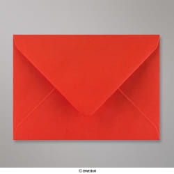 114x162 mm (C6) envelope vermelho papoila