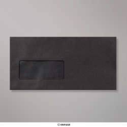 110x220 mm (DL) Čierna Obálka