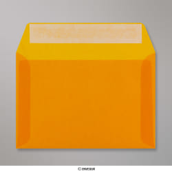 114x162 mm (C6) Oranje semi-transparante envelop