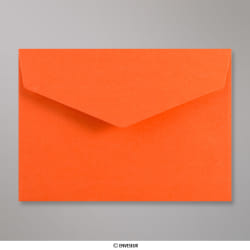 114x162 mm (C6) Oranžová obálka so šípovou samolepiacou klopou