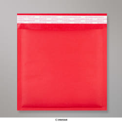 230x230 mm Rood Gekleurd Kraft Bubbel Tasje