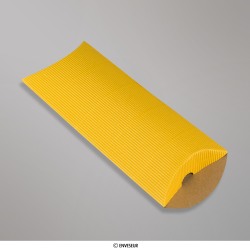 220x110+30 mm (DL) Zlatá vlnitá škatuľka v tvare vankúša