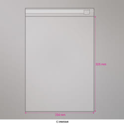 325x234 mm bolsa celofane clara