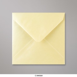 130x130 mm Champagne glanzende envelop