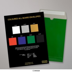 Coloured All Board Envelopes  - Flysheet