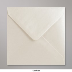 130x130 mm Grijswitte glanzende envelop