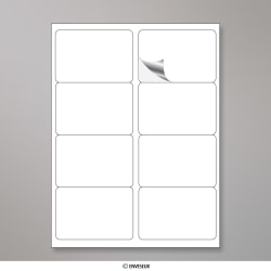 99.1x67.7 mm (8) Etiquetas resistentes - branco