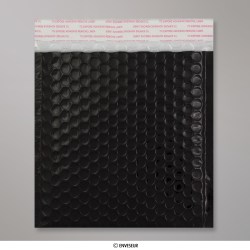 165x165 mm Bolsa com Bolhas Metálica - Preto