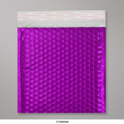 165x165 mm Bolsa com Bolhas Metálica - Violeta