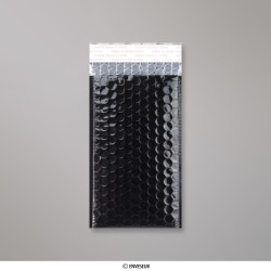 180x100 mm Bolsa com Bolhas Metálica - Preto