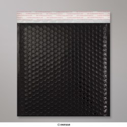 230x230 mm Bolsa com Bolhas Metálica - Preto