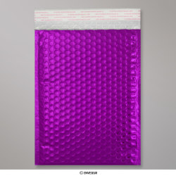 250x180 mm Bolsa com Bolhas Metálica - Violeta