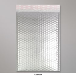 324x230 mm (C4) Bolsa com Bolhas Metálica - Prata