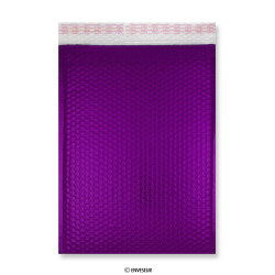 450x320 mm (C3) Bolsa com Bolhas Metálica - Violeta