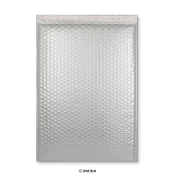 450x320 mm (C3) Bolsa com Bolhas Met&aacute;lica - Prata