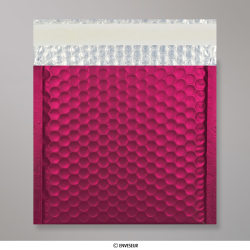 165x165 mm Matte Metálicos Sacos da Bolha - Vinho