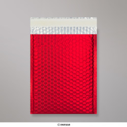 250x180 mm Red Metallic Matt Bubble Bag