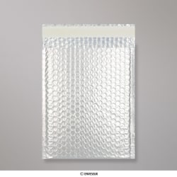 250x180 mm Silver Metallic Matt Bubble Bag