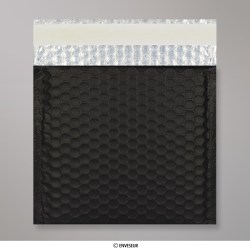 270x270 mm Black Metallic Matt Bubble Bag