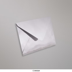 82x113 mm (C7) envelopes finição espelho prateados