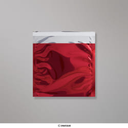 165x165 mm Rode folie-enveloppen