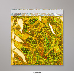 220x220 mm Gold Holographic Foil Bag