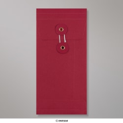 220x110x25 mm (DL) Červená kapacitná obálka s uzatváraním na šnúrku
