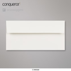 110x220 mm (DL) High White Conqueror Contoured Envelope