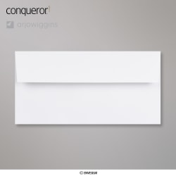 110x220 mm (DL) High White Conqueror Laid Envelope