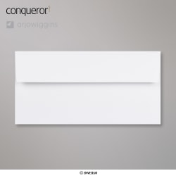110x220 mm (DL) envelope conqueror - branco diamante