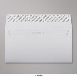110x220 mm (DL) Light Grey Conqueror Wove Envelope