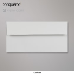 110x220 mm (DL) Light Grey Conqueror Laid Envelope