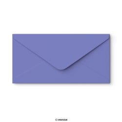 110x220 mm (DL) Irisblauwe envelop