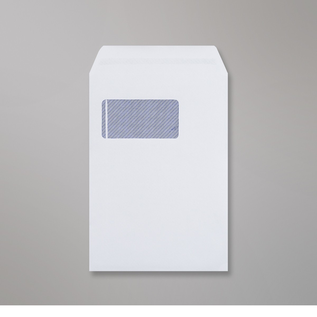 Enveloppe blanche à fenêtre verticale 229x162 mm (C5)