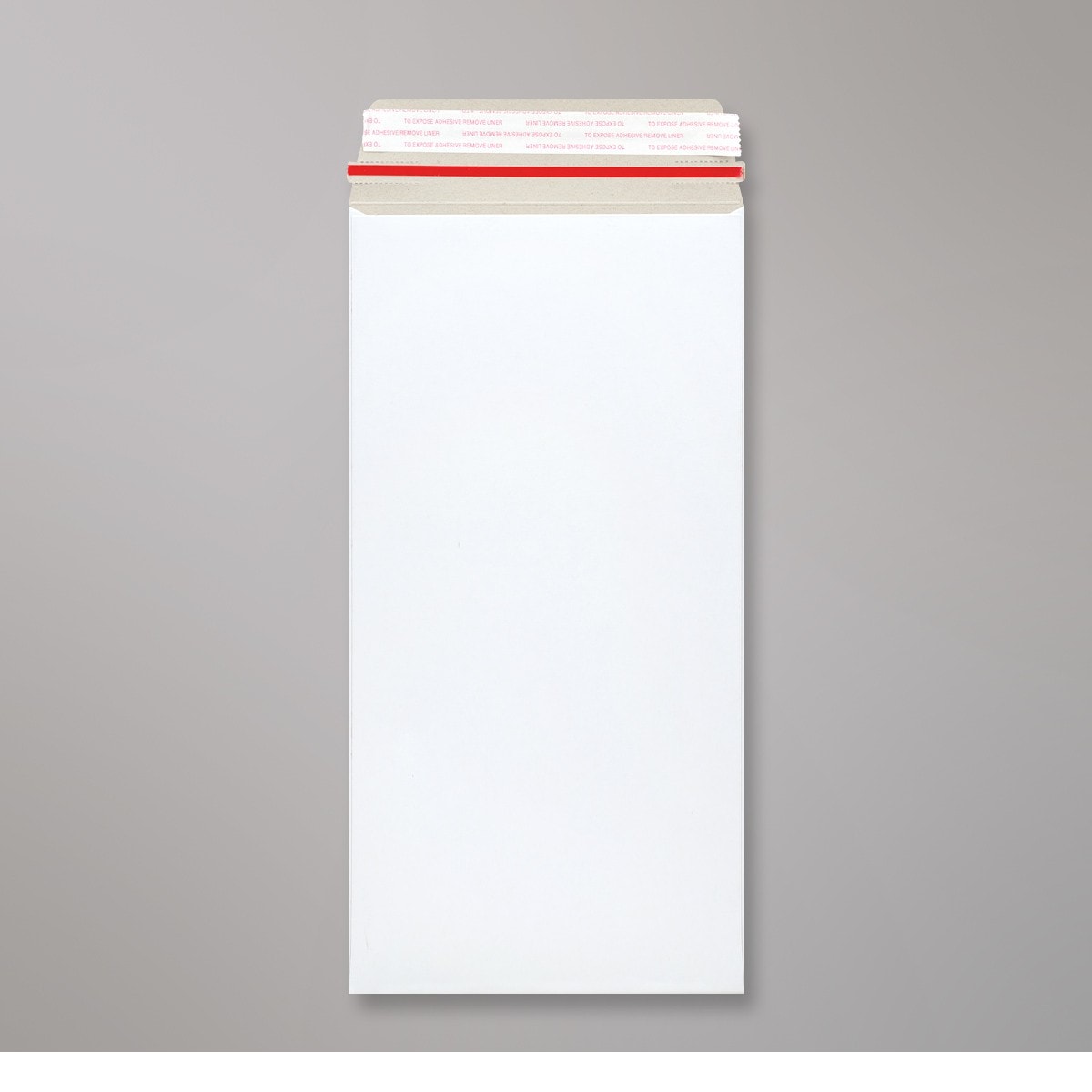 Enveloppe blanche tout en carton 305x152 mm