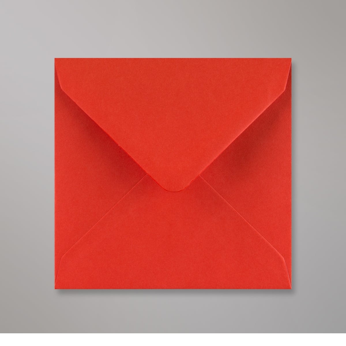 Enveloppe rouge coquelicot 130x130 mm