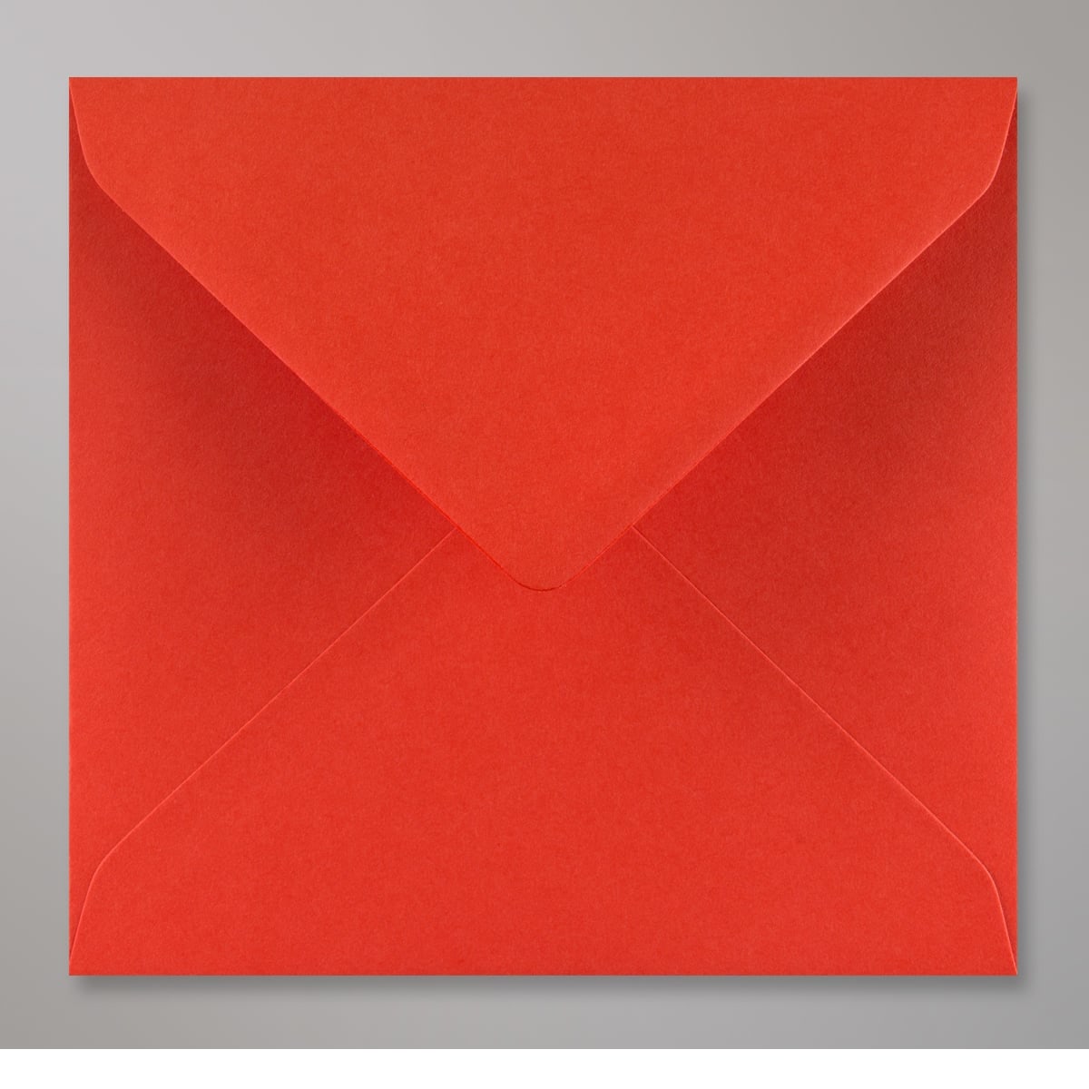 Enveloppe rouge coquelicot 155x155 mm