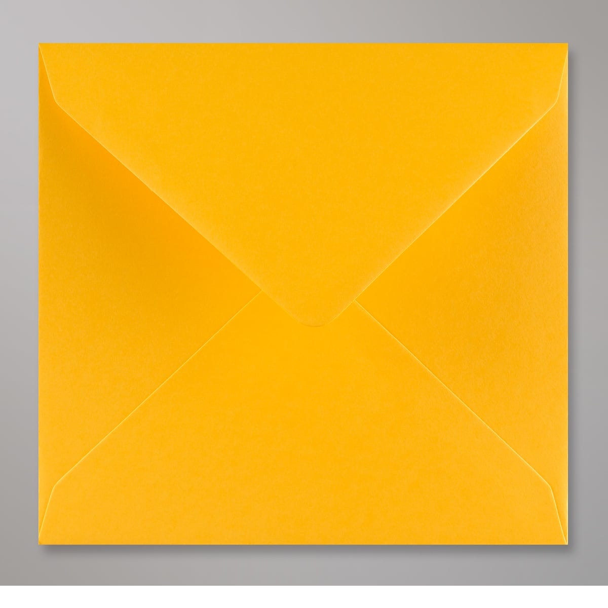 Enveloppe jaune doré 155x155 mm