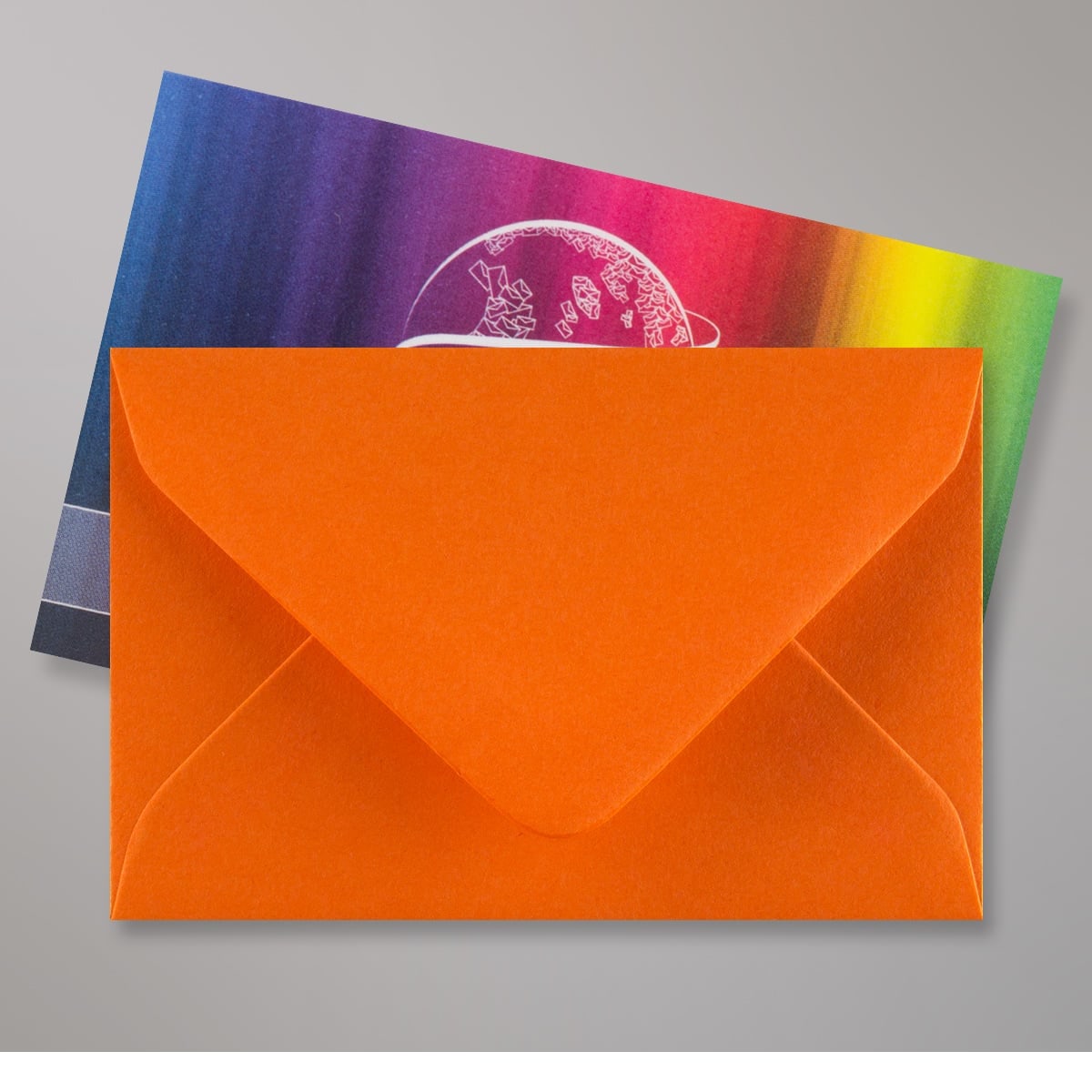 Enveloppe orange 62x94 mm