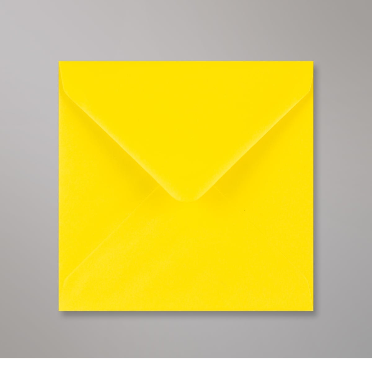 Enveloppe jaune jonquille 130x130 mm