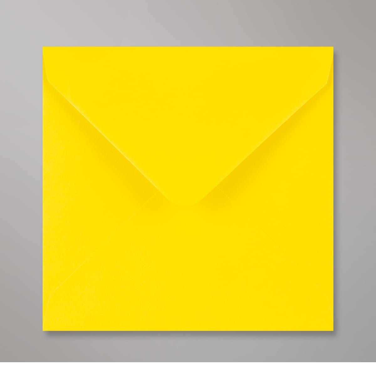 Enveloppe jaune jonquille 140x140 mm