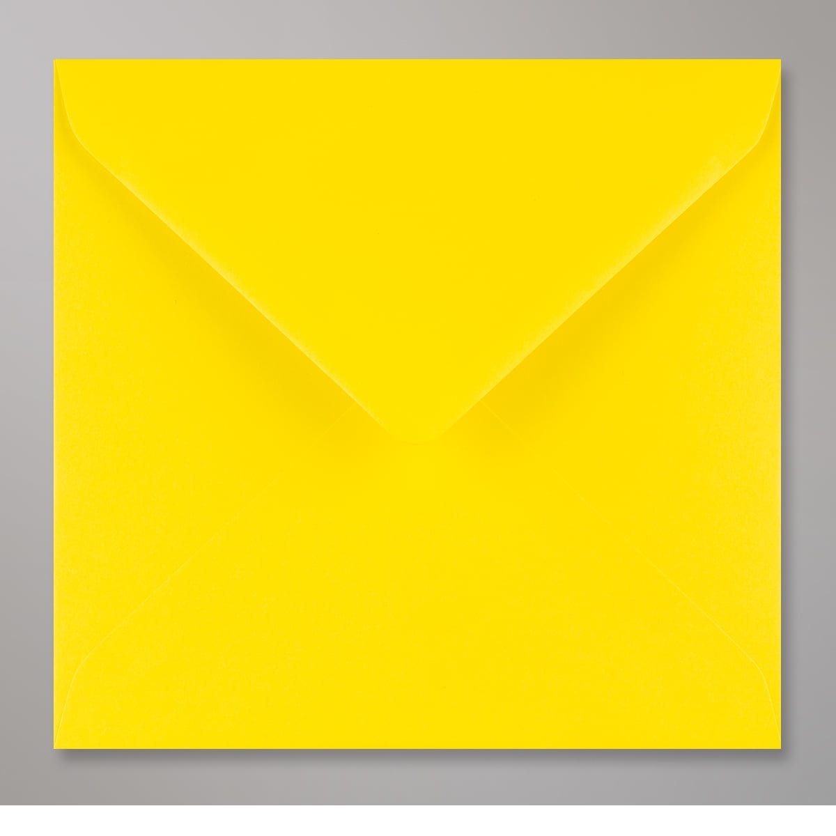 Enveloppe jaune jonquille 155x155 mm