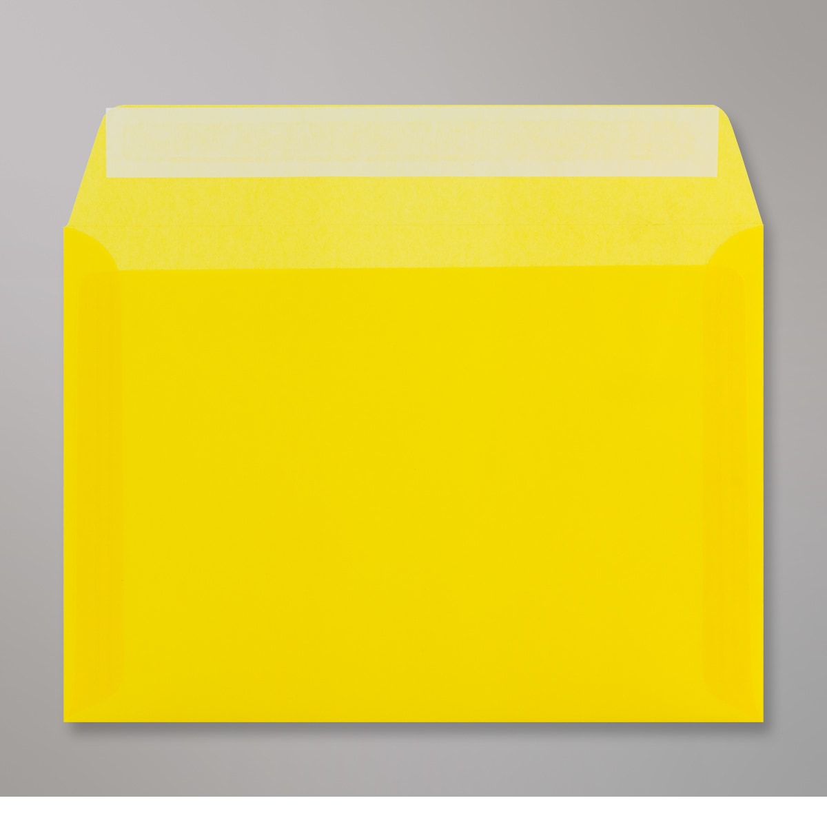 Enveloppe transparente jaune 162x229 mm (C5)