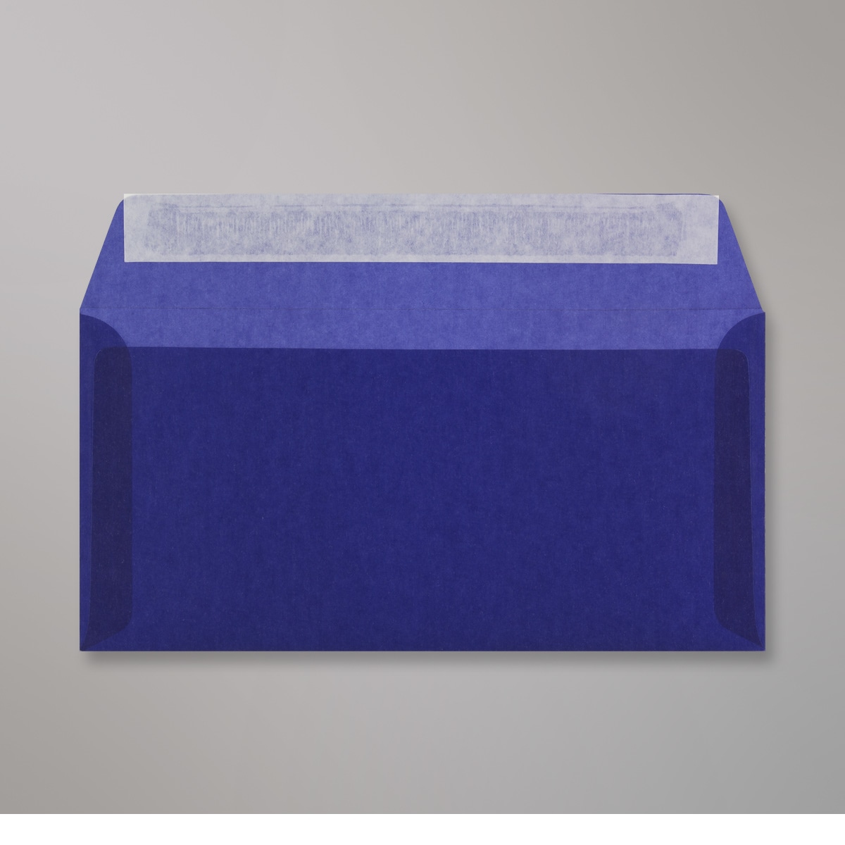 Enveloppe transparente bleue foncée 110x220 mm (DL)