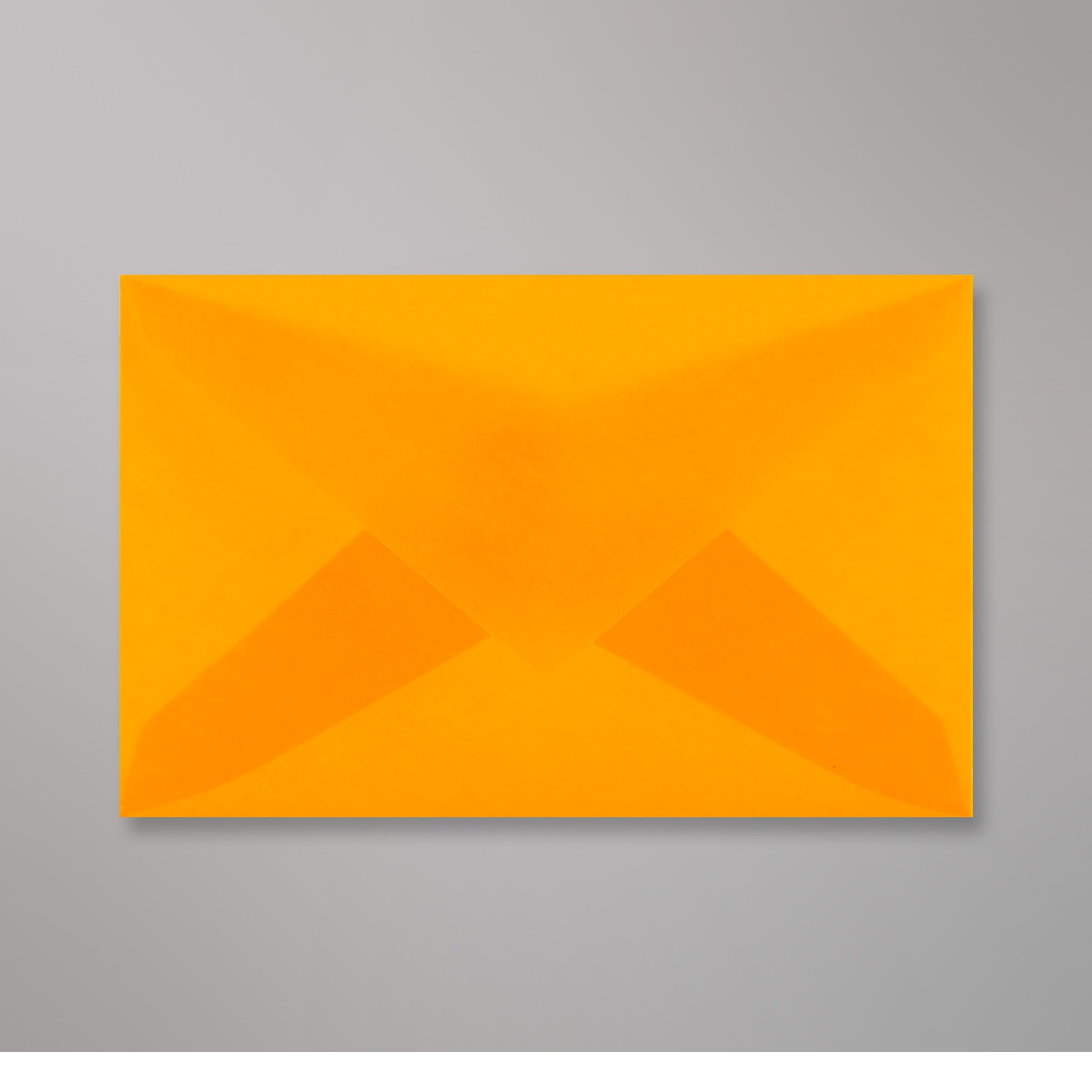 Enveloppe transparente orange 62x98 mm