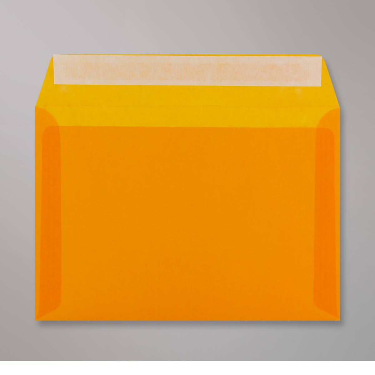 Enveloppe transparente orange 162x229 mm (C5)
