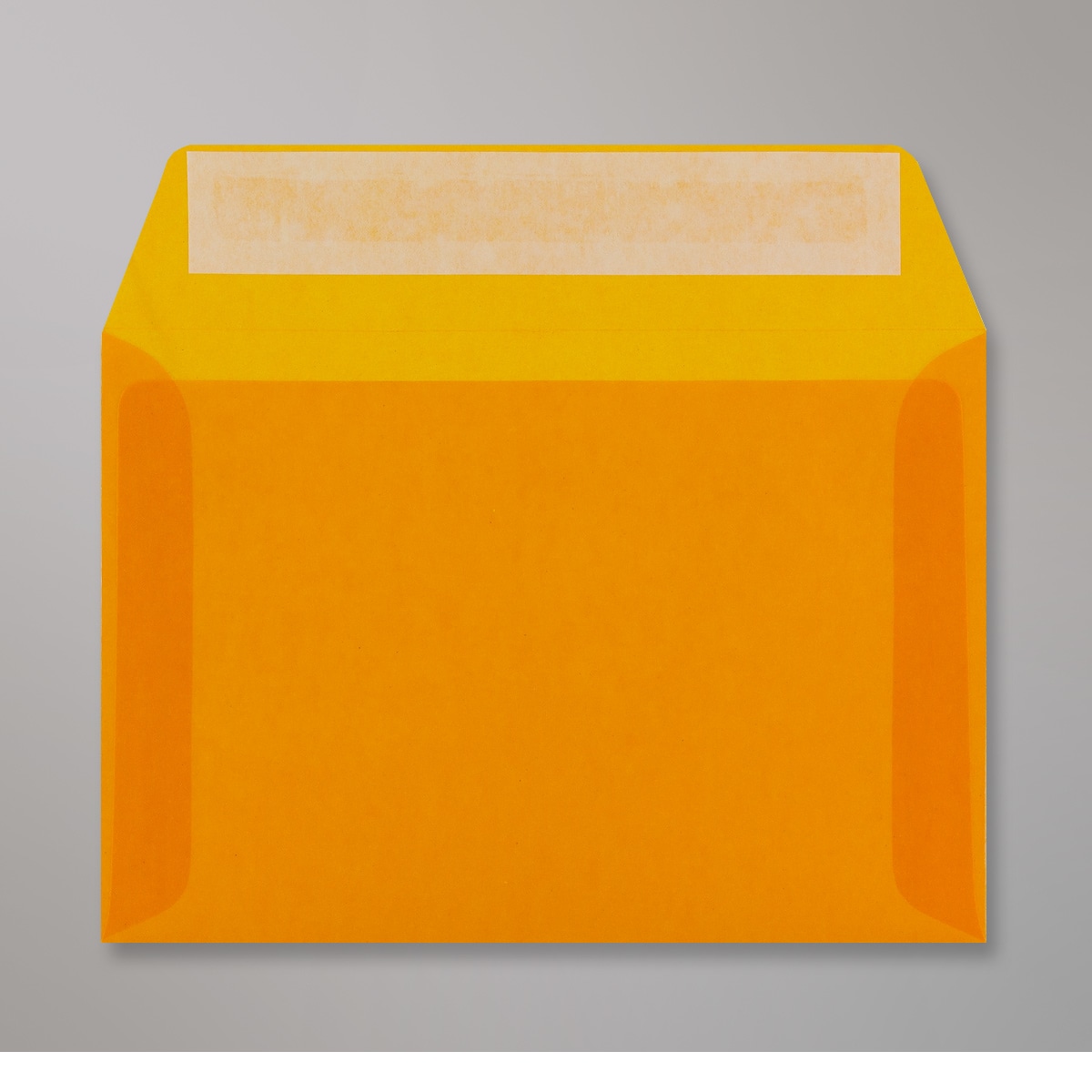 Enveloppe transparente orange 114x162 mm (C6)
