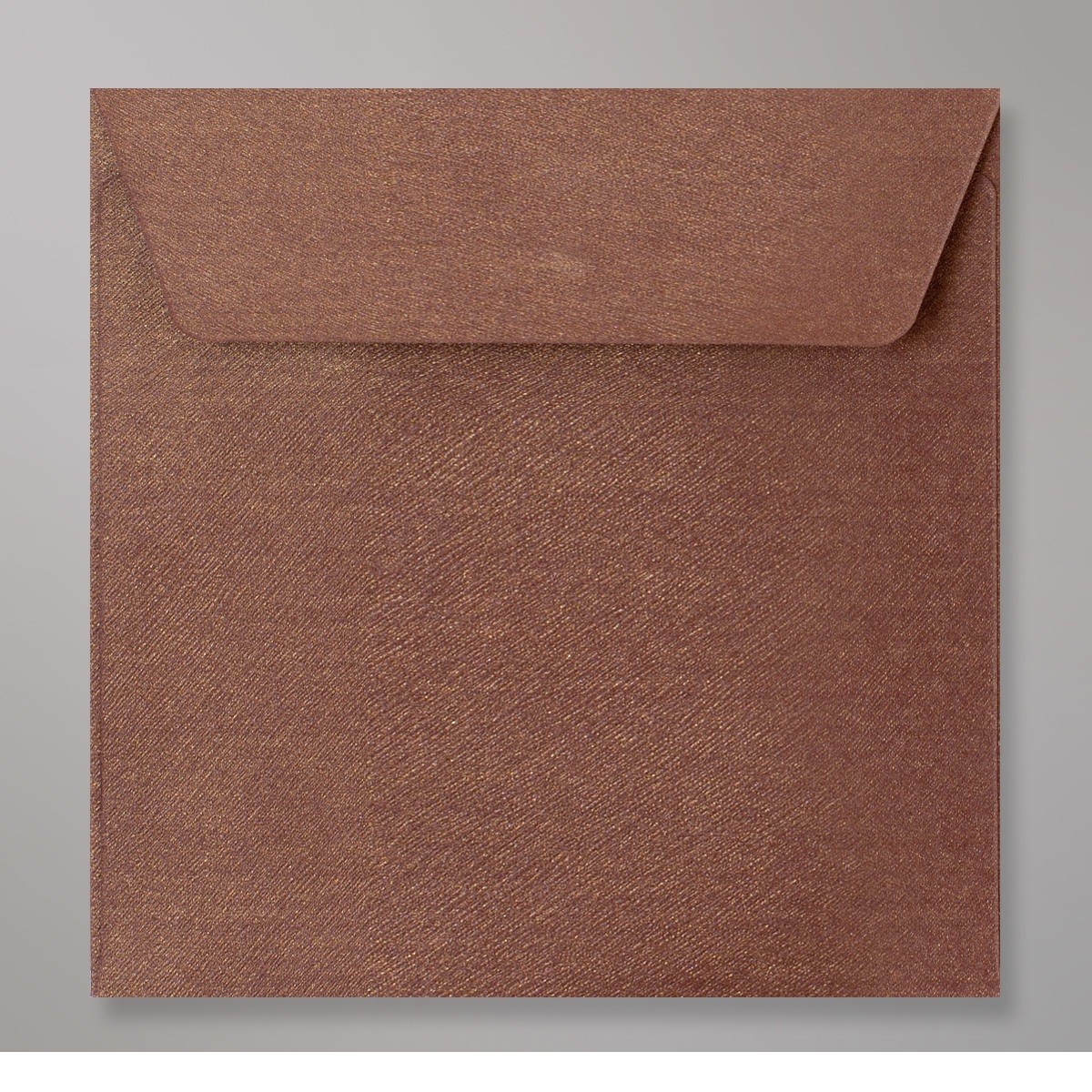 Enveloppe à grains bronze dorée 130x130 mm