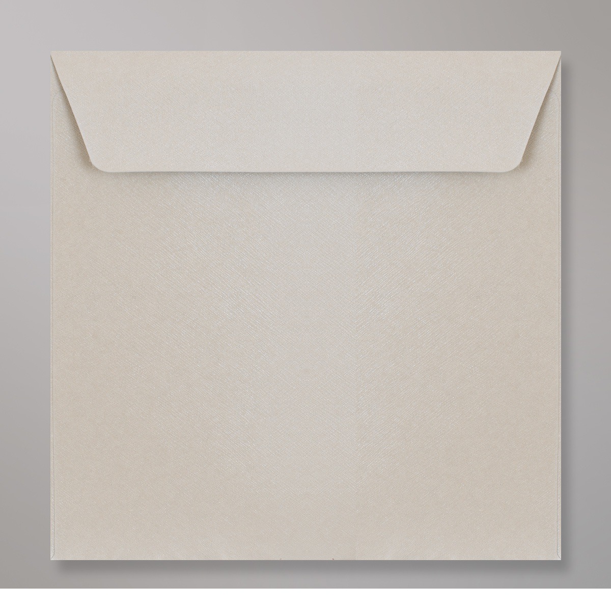Enveloppe à grains grise argentée 130x130 mm
